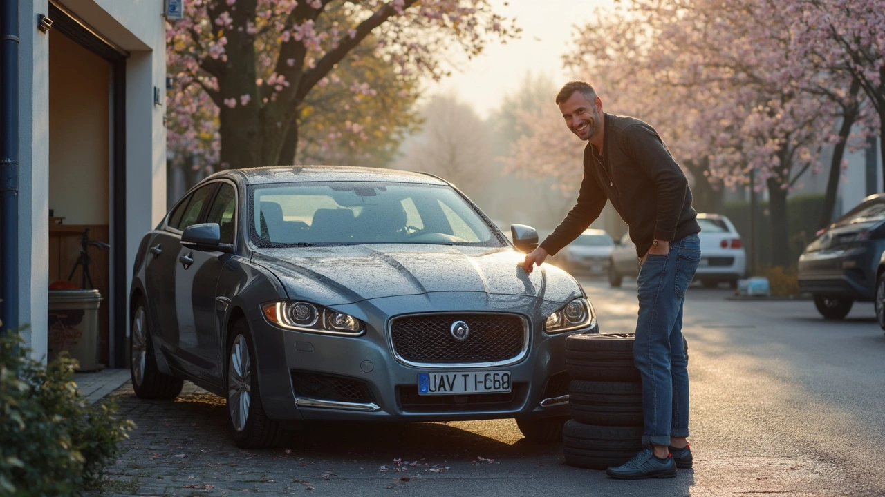 Jak často projet auto během sezónního uskladnění pneumatik