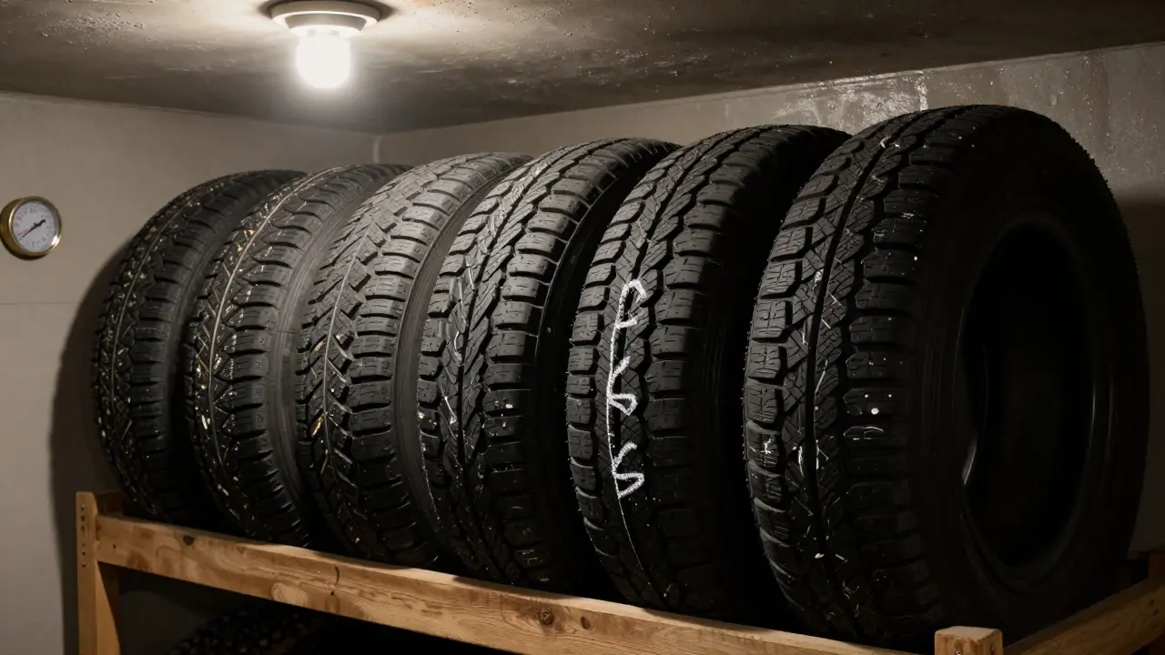 Jak správně uchovávat pneumatiky během neusežitelné sezóny