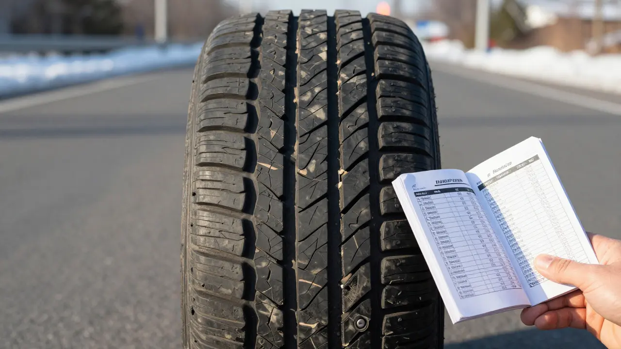 Pneumatika s rozdílným opotřebením, rozdělená na podtlak a přetlak.