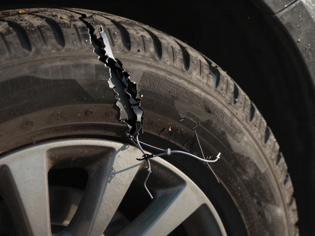 Jak vypadá prasklá pneumatika a jak to poznat před katastrofou