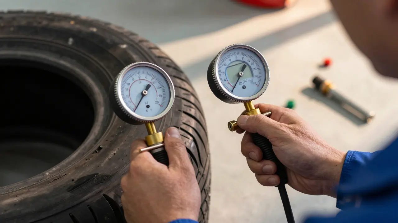 Jak kalibrovat tlakoměr pro přesné měření tlaku v pneumatikách