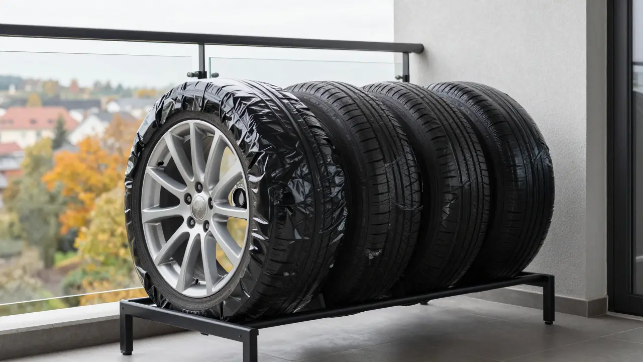 Jak skladovat kola na balkoně? Praktický průvodce sezónním úložištěm